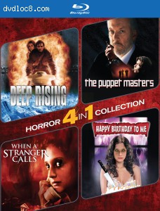 Horror 4-in-1 Collection (Deep Rising / The Puppet Masters / When a Stranger Calls / Happy Birthday to Me) [Blu-Ray] Cover