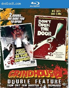 Grindhouse Double Feature (Don't Look in the Basement / Don't Open the Door) [Blu-Ray + DVD] Cover