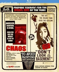 Chaos / Don't Look in the Basement (Drive-In Theater Double Feature) [Blu-Ray] Cover