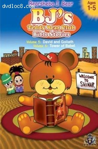 BJ's Teddy Bear Club and Bible Stories: Volumes 5 &amp; 6 - David and Goliath &amp; Tower of Babel Cover