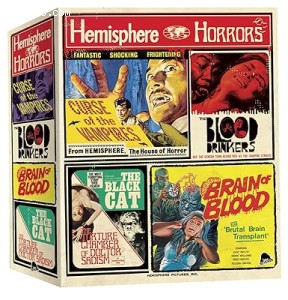 Hemisphere Box of Horrors (Curse of the Vampires / The Blood Drinkers / The Black Cat / The Torture Chamber of Dr. Sadism / Brian of Blood) [Blu-Ray] Cover