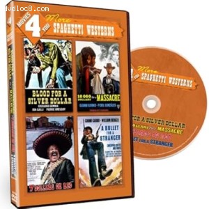 Movies 4 You: More Spaghetti Westerns (Blood for a Silver Dollar / 10,000 Dollars for a Massacre / 7 Dollars on Red / A Bullet for a Stranger) Cover