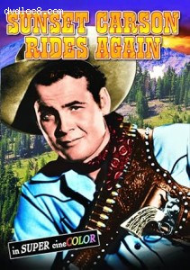 Sunset Carson Rides Again Cover