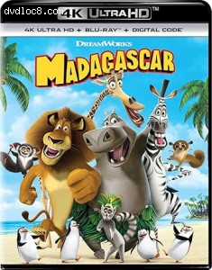 Madagascar [4K Ultra HD + Blu-Ray + Digital] Cover