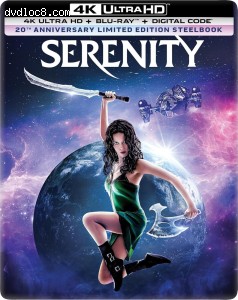 Serenity (SteelBook / 20th Anniversary Limited Edition) [4K Ultra HD + Blu-ray + Digital HD] Cover