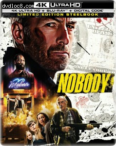 Nobody (SteelBook / Limited Edition) [4K Ultra HD + Blu-ray + Digital HD] Cover
