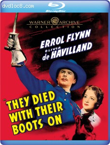 They Died with Their Boots On [Blu-Ray] Cover
