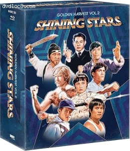 Golden Harvest Vol. 2: Shining Stars (Beach of the War Gods / When Taekwondo Strikes / The Skyhawk / Shaolin Boxers / Slaughter in San Francisco / Legacy of Rage / The Master / Hitman) [Blu-Ray] Cover