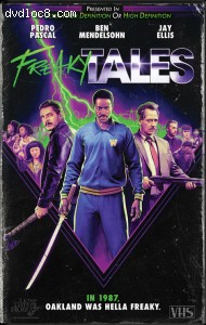 Freaky Tales (Late Night Video Edition - Lionsgate Limited Exclusive VHS Packaging) [4K Ultra HD + Blu-Ray + Digital] Cover