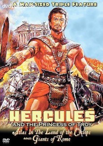 Hercules and the Princess of Troy / Atlas in the Land of the Cyclops / Giants of Rome (Man-Sized Triple Feature) Cover
