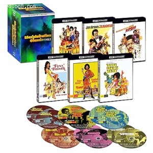 Blaxploitation Classics Vol. 2 (Foxy Brown / Friday Foster / Cotton Comes to Harlem / Bucktown / Slaughter / Slaughter's Big Rip-Off) [4K Ultra HD + Blu-Ray] Cover