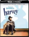 Cover Image for 'Harvey (75th Anniversary Edition) [4K Ultra HD + Blu-ray + Digital 4K]'