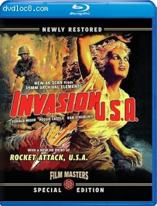 Invasion U.S.A (with bonus film Rocket Attack, U.S.A. - Special Edition) [Blu-Ray] Cover