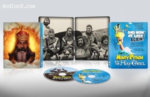 Monty Python and the Holy Grail (50th Anniversary Edition Steelbook) [4K Ultra HD + Blu-Ray] Cover