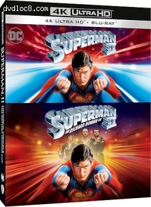 Superman II + The Richard Donner Cut [4K Ultra HD + Blu-Ray] Cover