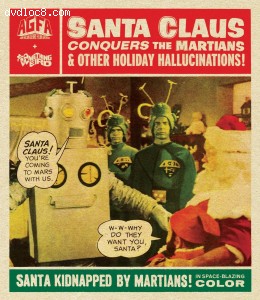 Santa Claus Conquers the Martians &amp; Other Holiday Hallucinations [Blu-Ray] Cover
