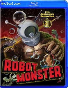 Robot Monster (70th Anniversary Restoration in 3D) [Blu-Ray 3D + Blu-Ray + Anaglyph 3D] Cover