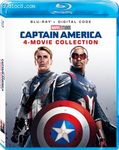 Captain America: 4-Movie Collection [Blu-ray + Digital HD] Cover