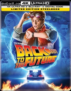 Back to the Future (SteelBook / Limited Edition) [4K Ultra HD + Blu-ray + Digital 4K] Cover