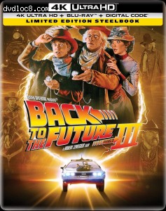 Back To The Future: Part III (Limited Edition SteelBook) [4K Ultra HD + Blu-ray + Digital 4K] Cover