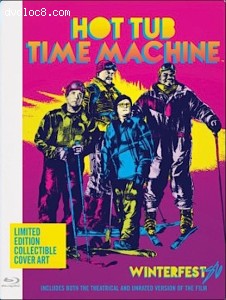 Hot Tub Time Machine (Best Buy Exclusive / Limited Edition Collectible Cover Art) [Blu-ray] Cover