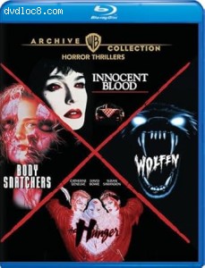 4-Film Collection: Horror Thrillers (Innocent Blood / Body Snatchers / Wolfen / The Hunger) [Blu-Ray] Cover