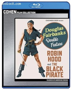Douglas Fairbanks Double Feature (Robin Hood / The Black Pirate) [Blu-Ray] Cover