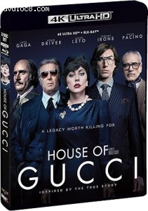 House of Gucci [4K Ultra HD + Blu-Ray] Cover