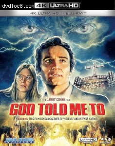 God Told Me To (2-Disc Special Edition) [4K Ultra HD + Blu-Ray] Cover