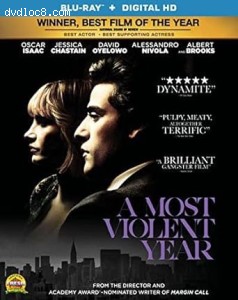 Most Violent Year, A [Blu-Ray + Digital] Cover