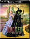 Cover Image for 'Wicked: For Good (Theatrical Version-Sing-Along) [4K Ultra HD + Blu-ray + Digital 4K]'