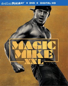 Magic Mike XXL [Blu-Ray + DVD + Digital] Cover