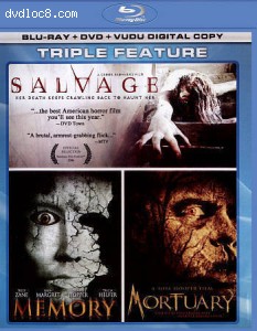 Salvage / Memory / Mortuary (Triple Feature) [Blu-Ray + DVD + Digital] Cover