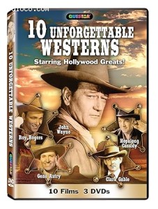 10 Unforgettable Westerns (3-Disc Pack) Cover 10 Unforgettable Westerns (3-Disc Pack) Cover