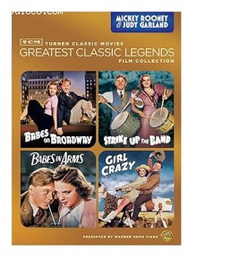 TCM Greatest Classic Legends Film Collection: Mickey Rooney and Judy Garland (Babes on Broadway / Strike Up the Band / Babes in Arms / Girl Crazy) Cover