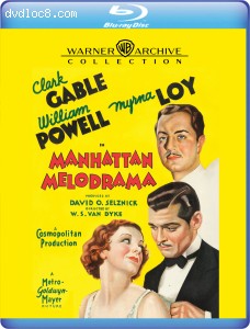 Manhattan Melodrama [Blu-Ray] Cover