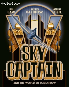 Cover Image for 'Sky Captain and the World of Tomorrow (SteelBook) [4K Ultra HD + Blu-ray]'