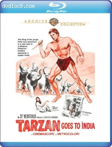 Tarzan Goes to India [Blu-Ray] Cover