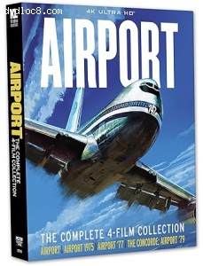 Airport: The Complete 4-Film Collection (Airport / Airport 1975 / Airport '77 / The Concorde: Airport '79) [4K Ultra HD] Cover