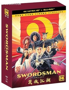 Swordsman Trilogy, The (Swordsman / Swordsman II / Swordsman III: The East is Red) (Hong Kong Cinema Classics #30-32) [4K Ultra HD + Blu-Ray] Cover