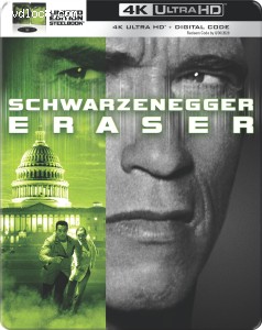 Eraser (SteelBook / 30th Anniversary | Limited Edition) [4K Ultra HD + Digital 4K] Cover
