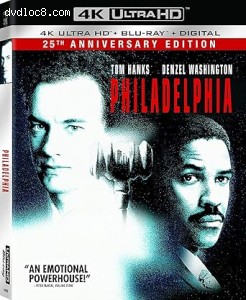 Philadelphia (25th Anniversary Edition) [4K Ultra HD + Blu-Ray + Digital] Cover