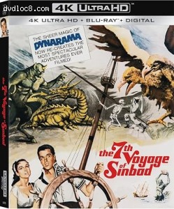 7th Voyage of Sinbad, The [4K Ultra HD + Blu-Ray + Digital] Cover