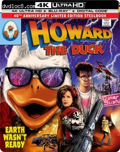 Howard The Duck (SteelBook / 40th Anniversary Limited Edition) [4K Ultra HD + Blu-ray + Digital 4K] Cover
