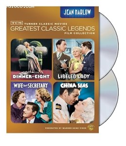 TCM Greatest Classic Legends Film Collection: Jean Harlow (Dinner at Eight / Libeled Lady / Wife Versus Secretary / China Seas) Cover TCM Greatest Classic Legends Film Collection: Jean Harlow (Dinner at Eight / Libeled Lady / Wife Versus Secretary / China Seas) Cover