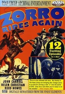 Zorro Rides Again (Roan) Cover