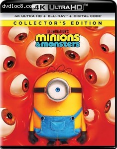 Minions &amp; Monsters (Collector's Edition) [4K Ultra HD + Blu-Ray + Digital] Cover