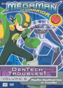 MegaMan NT Warrior: Volume 8 - DenTech Troubles! Cover