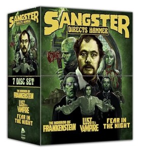 Sangster Directs Hammer (The Horror of Frankenstien / Lust for a Vampire / Fear in the Night) (7-Disc Collector's Edition) [4K Ultra HD + Blu-Ray] Cover