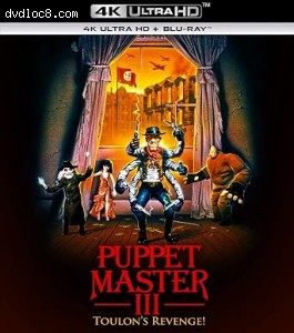 Puppet Master III: Toulon's Revenge (Collector's Edition) [4K Ultra HD + Blu-Ray] Cover
